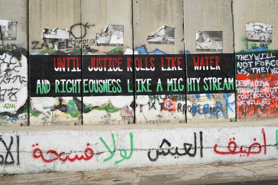 Graffiti Call for Palestinian Justice